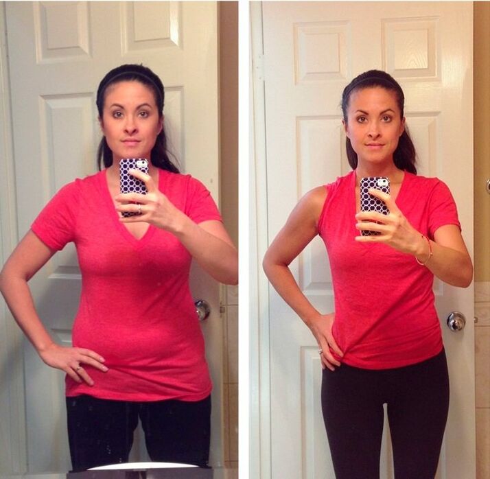 the result of weight loss with a large starting weight